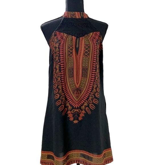 American Rag Dresses & Skirts - American RAG HALTER CROCHETED SLEEVELESS DRESS